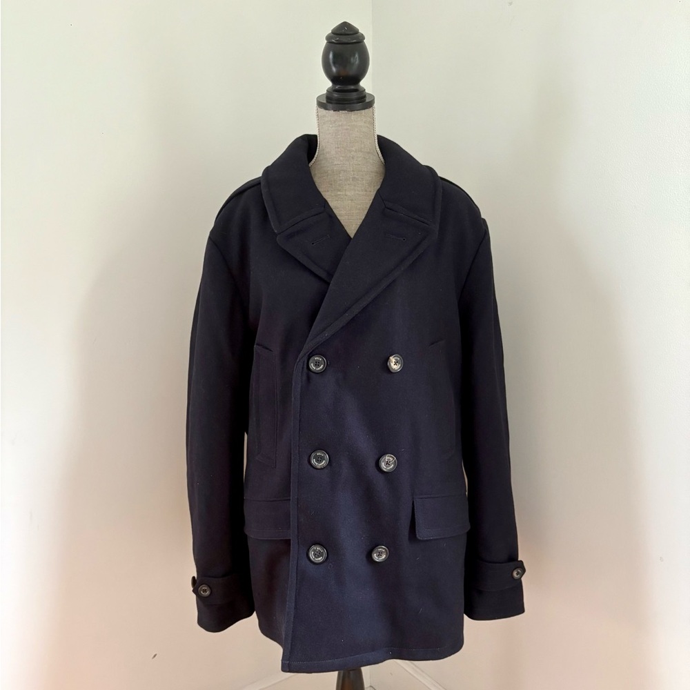 Polo Ralph Lauren Wool-Blend Pea Coat 90% Duck Down Filled Size XXL
